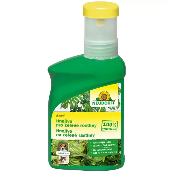 Hnojivo Azet Neudorff-pro zelené rostliny 250ml