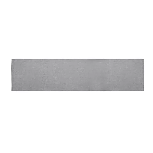 Ubrus-běhoun polyester 140x40 cm sv. šedá