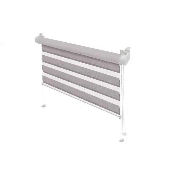 Roleta Zebra den/noc 42,5x150cm, Silvalin mocca
