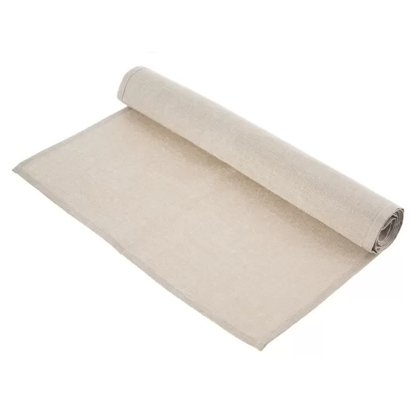 Ubrus-běhoun polyester 140x40 cm béžová