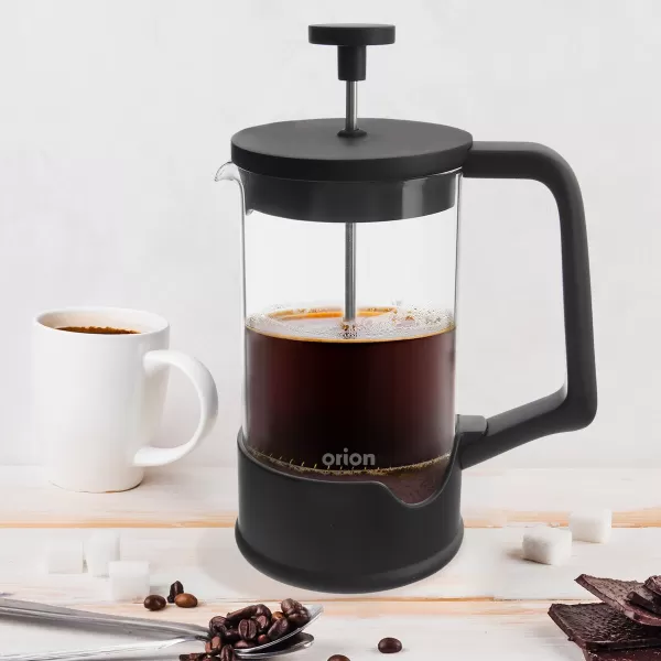 Konvice borosil. sklo/UH french press 0,65 l BLACK