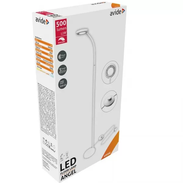 NIPEKO Strop.LED ANGEL 12W bílá
