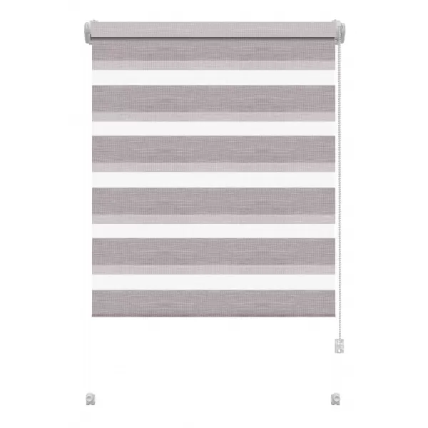 Roleta Zebra den/noc 80x150cm, Silvalin mocca