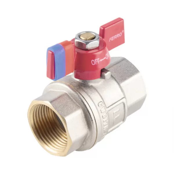 Kulový kohout s motýlkem ŠM 1/2",KFPM11