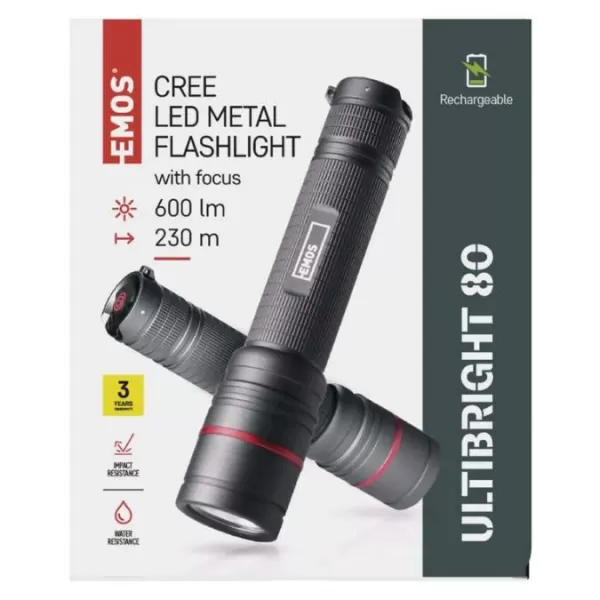 EMOS Svítilna nabíjecí LED ULTIBRIGHT P3180