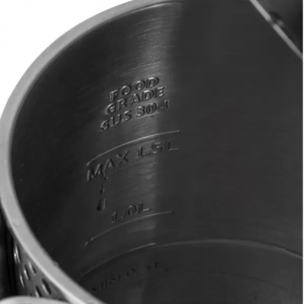 CONCEPT RK3301 Rychlovarná konvice s regulací teploty 1,5 l Salt & Pepper