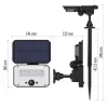 EMOS Solární LED reflektor SPILO s pohybovým čidlem, černý, 1500lm teplá bílá ZG131S