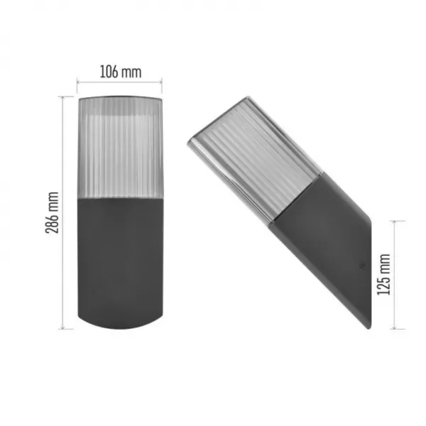 EMOS ZGL020P LED zahradní svítidlo nástěnné E27,IP54,MAX 25W