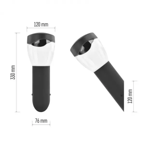EMOS ZGA020P LED zahradní svítidlo nástěnné E27,IP44,MAX 15W