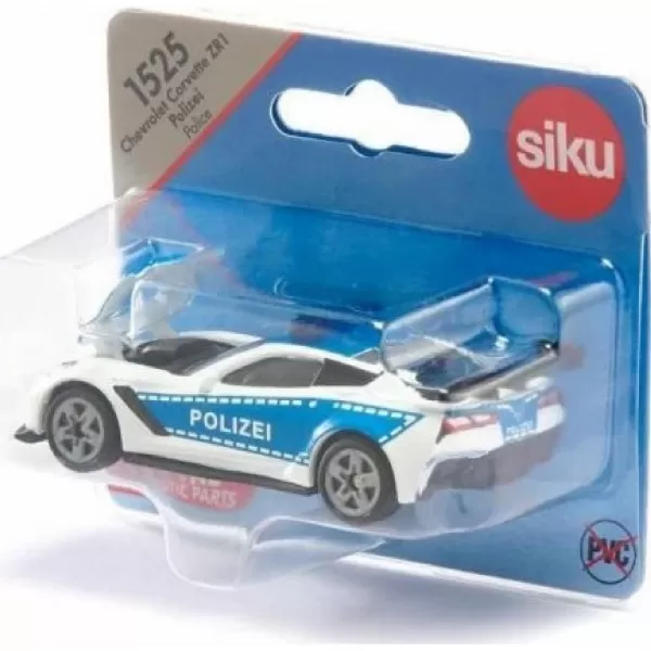 SIKU Blister - policejní Chevrolet Corvette ZR1