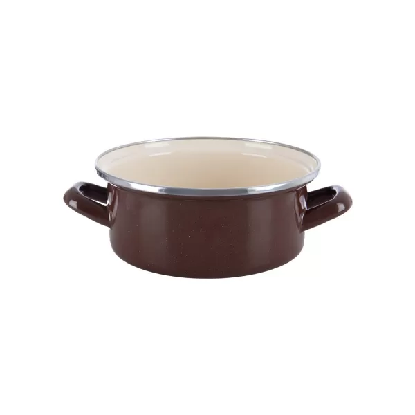 Kastrol smalt BROWN Lem 2,2 l