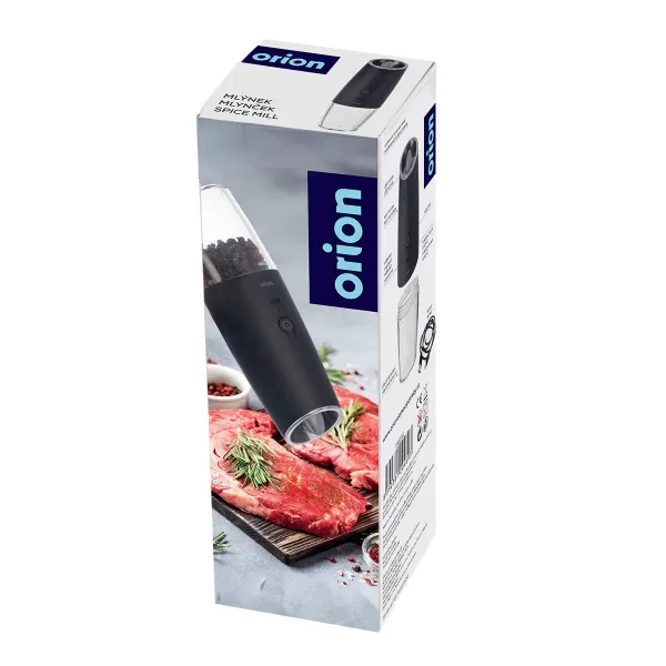 Mlýnek UH elektr. USB akumulátorový na koření s LED osv. v. 20 cm