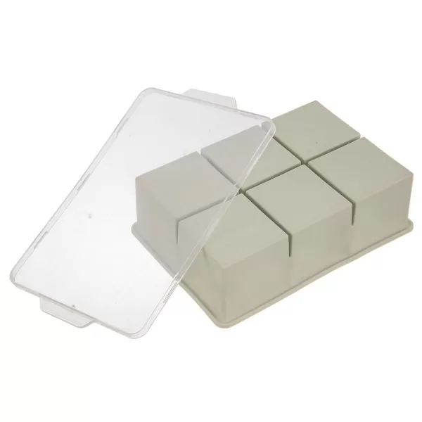 Forma na led TPE+PP víčko 6 zelenkavá