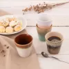 Hrnek kamenina espresso 0,1 l mix 1 ks bez ucha