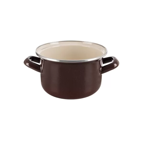 Hrnec smalt BROWN Lem 1,4 l