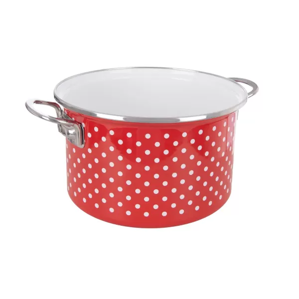 Hrnec smalt TEČKA Lem 4 l