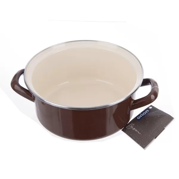 Kastrol smalt BROWN Lem 2,2 l