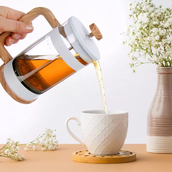 Konvice borosil. sklo/UH french press 0,4 l WHITELINE