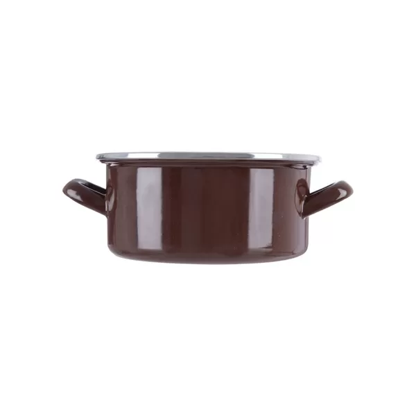 Kastrol smalt BROWN Lem 1,6 l
