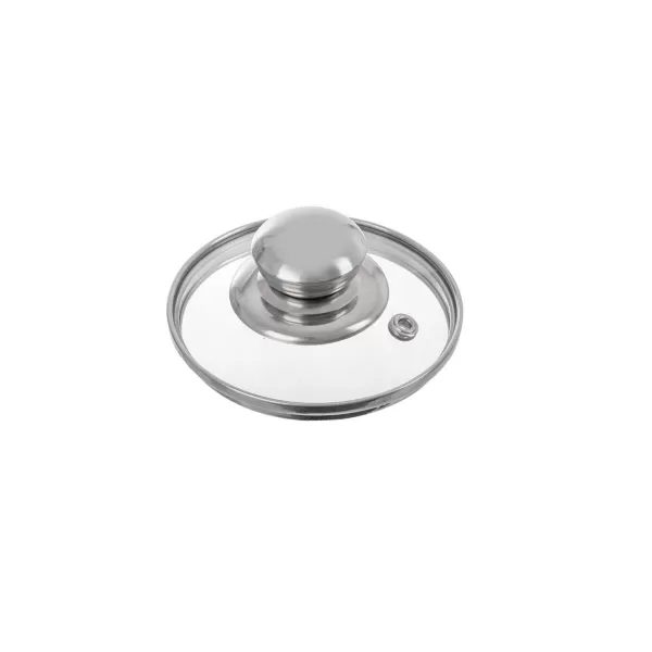 Poklice sklo pr. 10 cm nerez úchyt