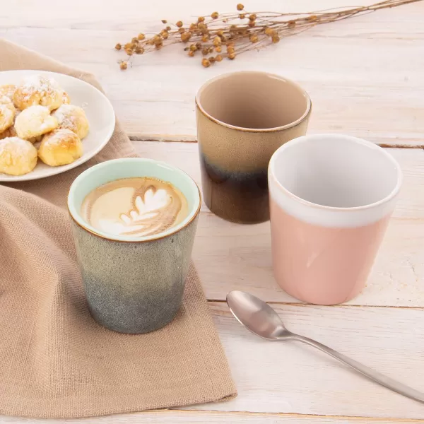 Hrnek kamenina cappuccino 0,2 l mix 1 ks bez ucha