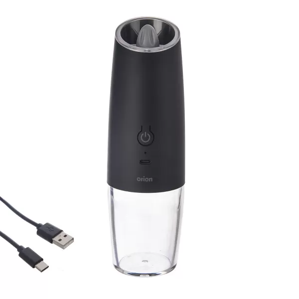 Mlýnek UH elektr. USB akumulátorový na koření s LED osv. v. 20 cm