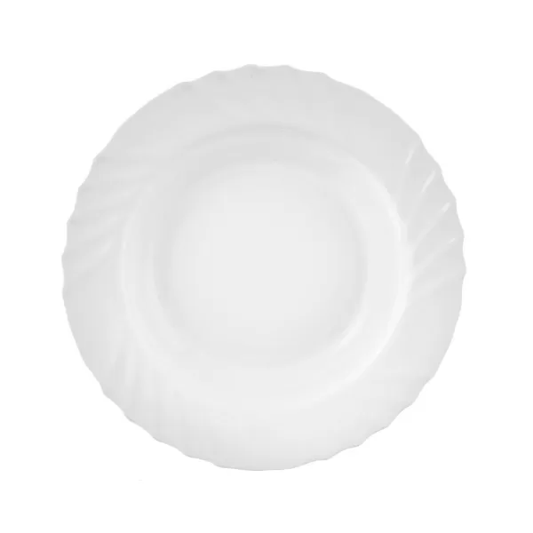 Talíř opál. sklo hluboký LUNA vlnky pr. 23 cm