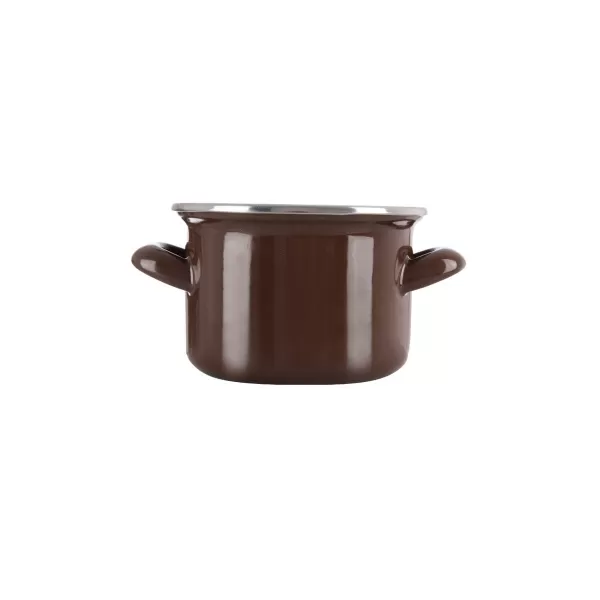Hrnec smalt BROWN Lem 0,95 l