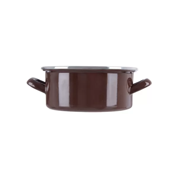 Kastrol smalt BROWN Lem 2,2 l