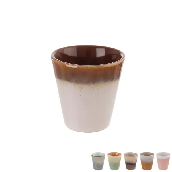 Hrnek kamenina espresso 0,1 l mix 1 ks bez ucha
