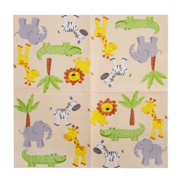 Ubrousek papír zoo 20 ks 33x33 cm