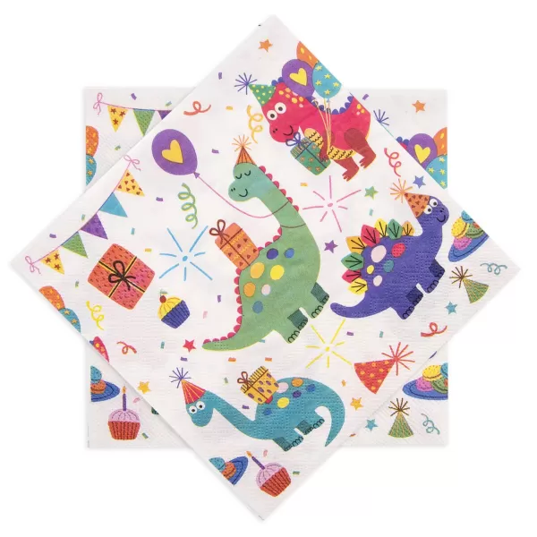 Ubrousek papír dinosauři 20 ks 33x33 cm