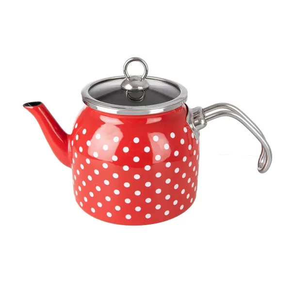 Čajník smalt TEČKA Lem 1,35 l
