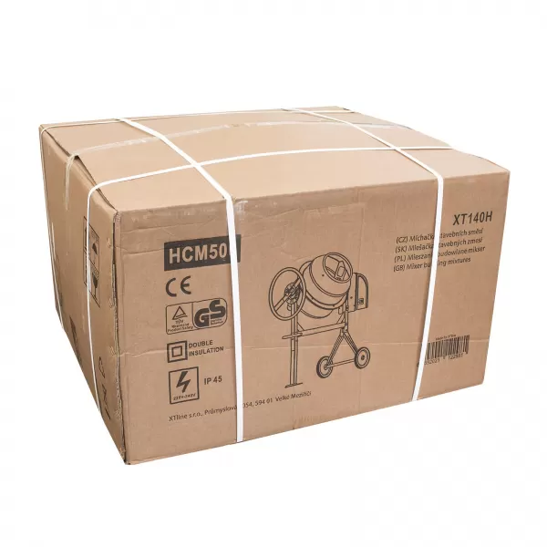 XT Míchačka stavební rozložená 850 W, 200 l