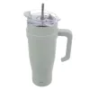 Hrnek TERMO pohár nerez/UH+brčko 1,2 l zelená