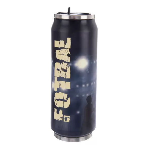 Termoska-plechovka nerez 0,5 l fotbal