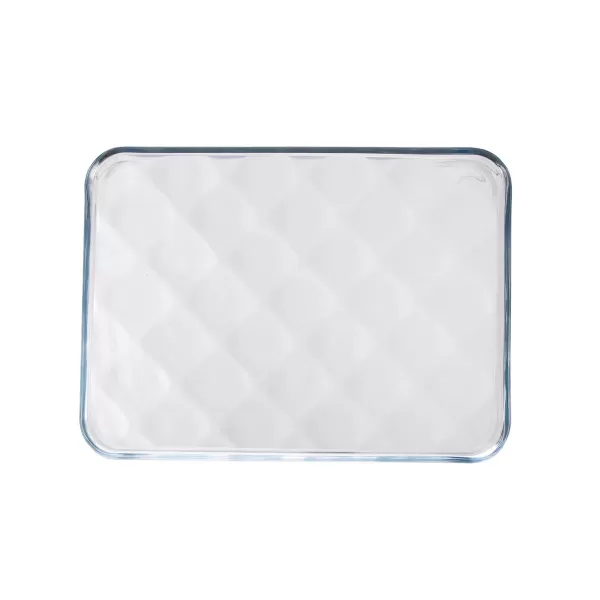 Tác borosil. sklo servírovací 33,4x24,4 cm