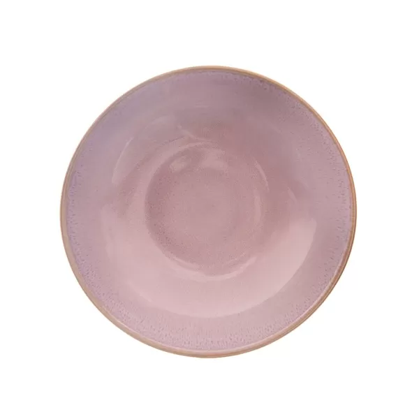 Talíř ker. hluboký GLAZE pr. 20,5 cm růžová
