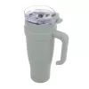 Hrnek TERMO pohár nerez/UH+brčko 1,2 l zelená