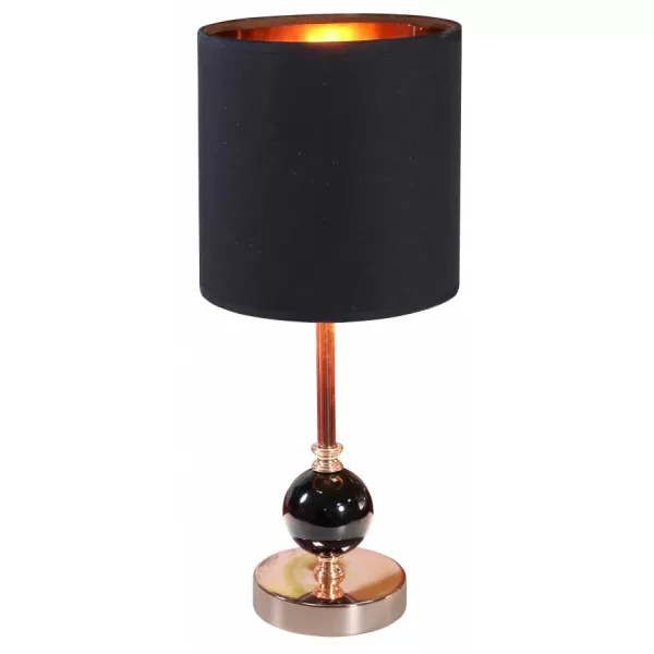 NIPEKO Stolní lampa MELBA v.42cm černá