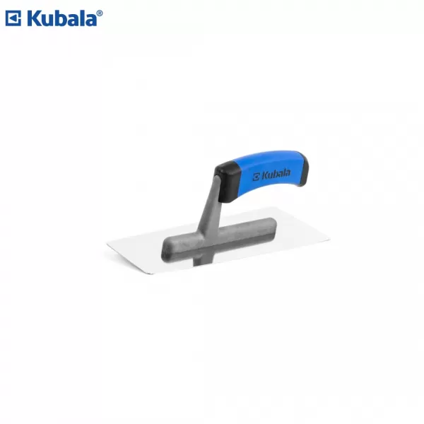 KUBALA 0459 Hladítko benátské trapézové nerez, 75 x 95 x 240 mm, gumová rukojeť M