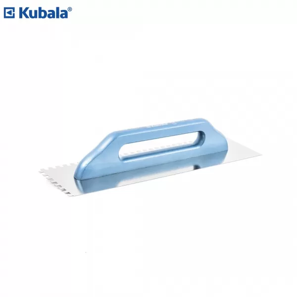 KUBALA 0409 Hladítko nerez zub 6mm 480x130 dřevěná rukojeť