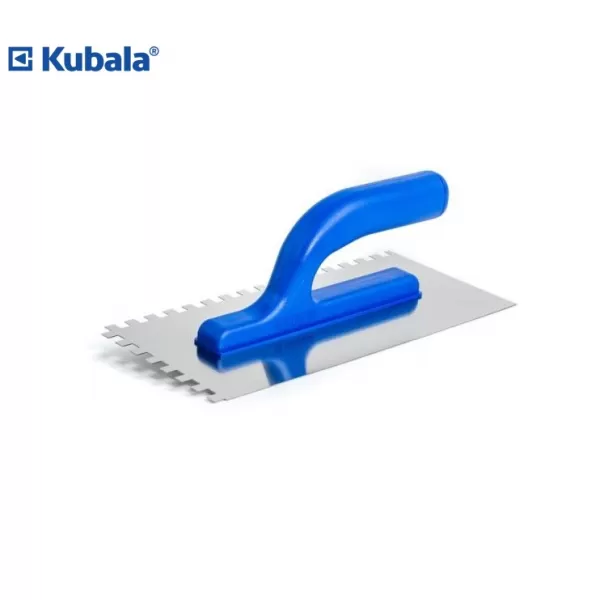 KUBALA 0404 Hladítko nerez zub 8mm 270x130 plast.rukojeť
