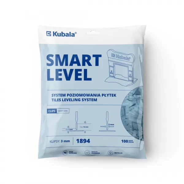 KUBALA 1894 Spony 3mm 100ks Smart Level