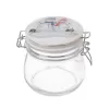 Dóza sklo/kov klip keram. víčko SNĚHULÁK 0,5 l
