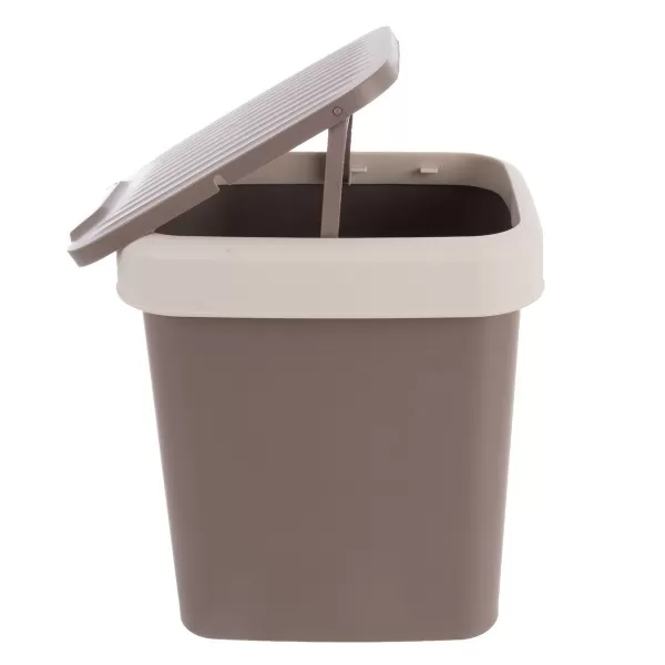 Koš odp. UH výkl. BEIGE Swing 12 l hnědá