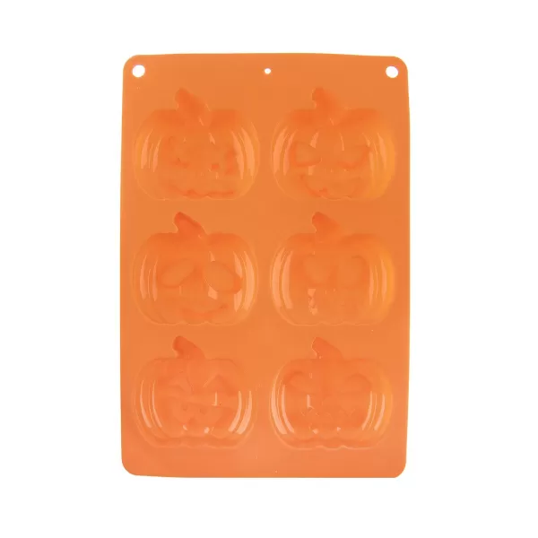 Forma silikon Halloween dýně mix 6 oranžová