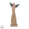 Anděl dřevo MANGO křídla kov v. 34,5 cm