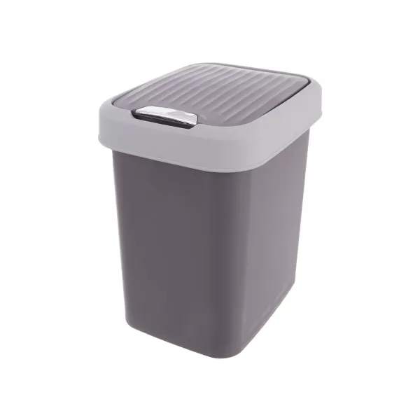 Koš odp. UH výkl. GREY Swing 12 l šedá