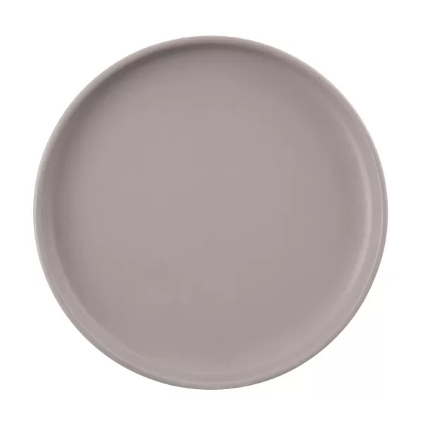 Talíř kamenina mělký SKANDI pr. 27 cm šedá